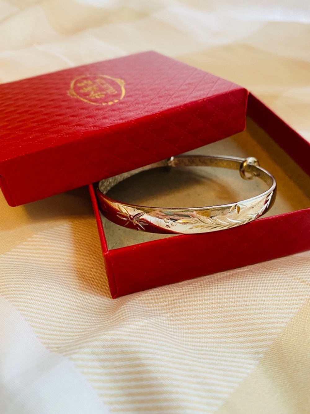 Sterling Silver Adjustable Bangle